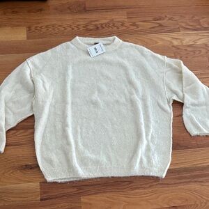 NWT free people Cozy Cream Women's Sweater